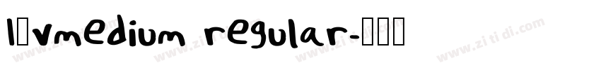 I他vmedium regular字体转换